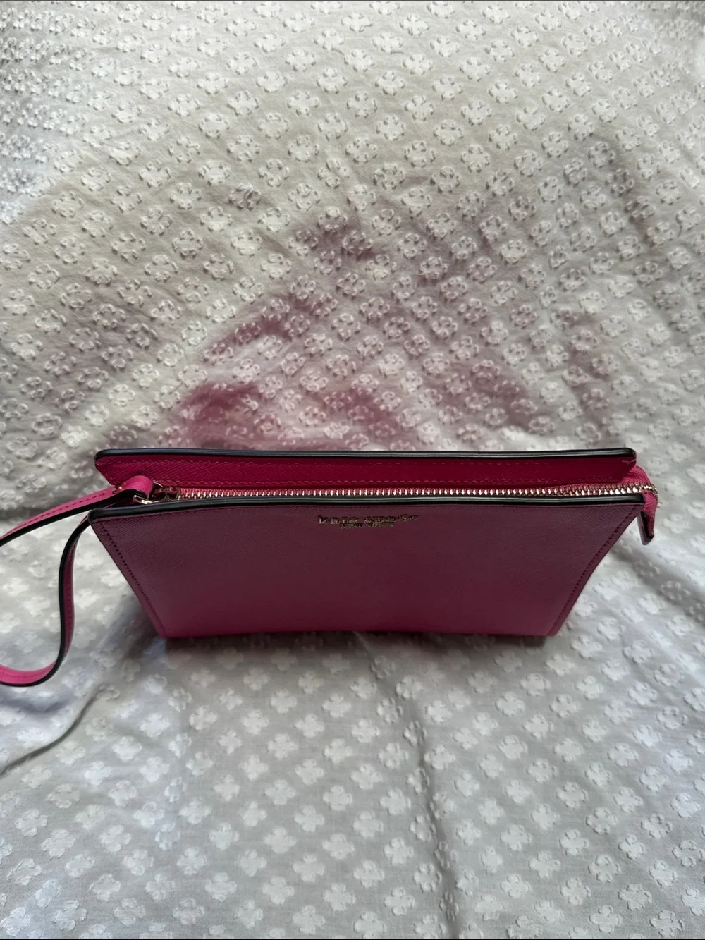 Kate Spade Pink Spencer Gussetted Wristlet